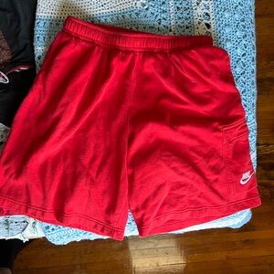 Nike fleece shorts
